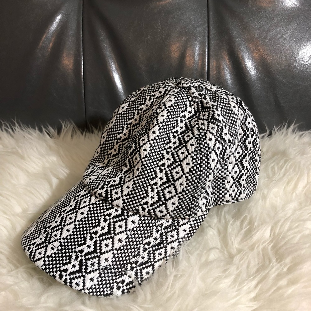 ZARA WOVEN BASEBALL CAP
